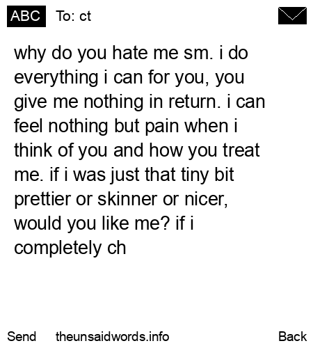 unsent message to ct