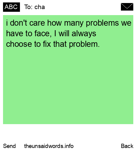 unsent message to cha