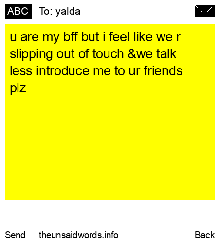 unsent message to yalda
