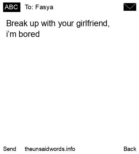 unsent message to Fasya