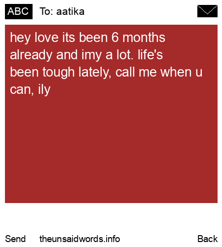 unsent message to aatika