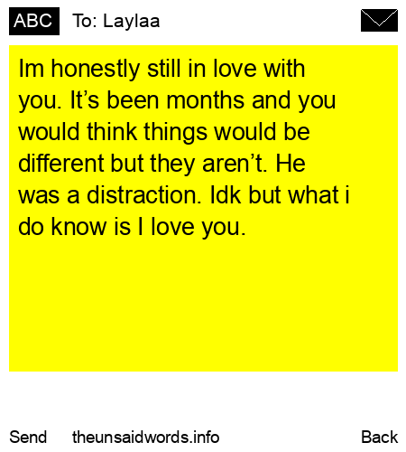 unsent message to Laylaa