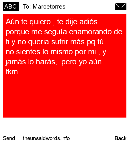 unsent message to Marcetorres