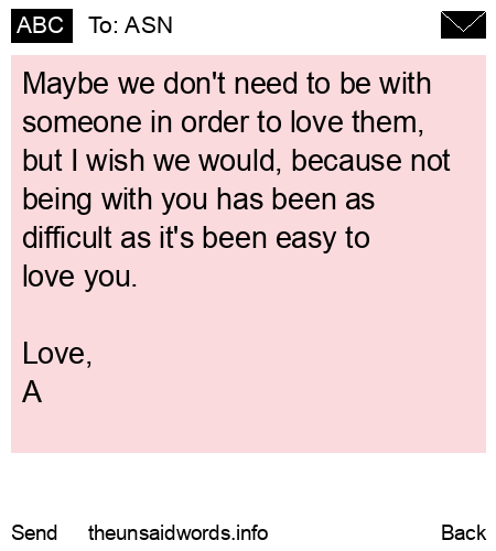 unsent message to ASN