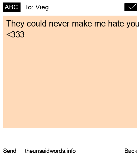 unsent message to Vieg 