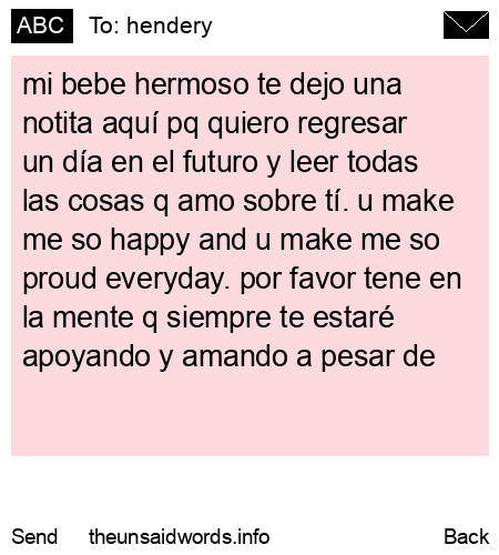 unsent message to hendery