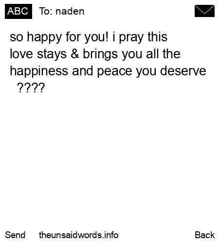 unsent message to naden