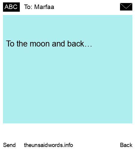 unsent message to Marfaa
