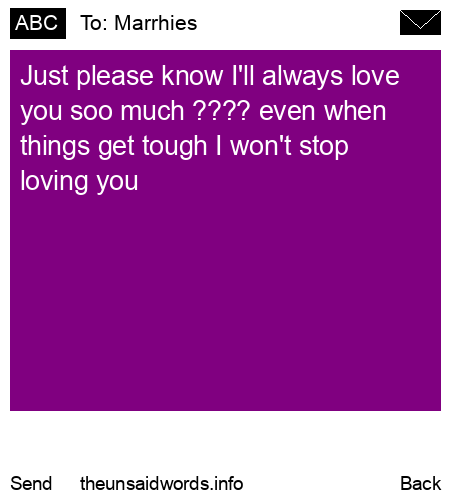 unsent message to Marrhies