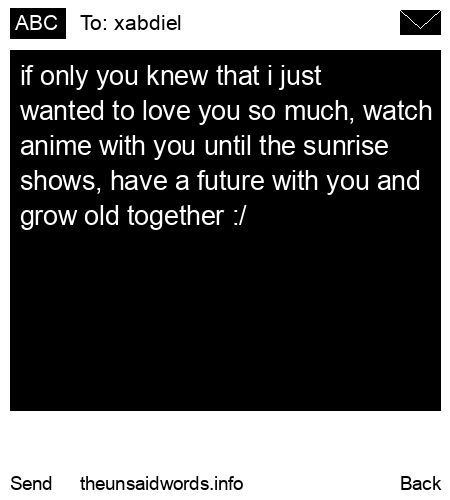 unsent message to xabdiel