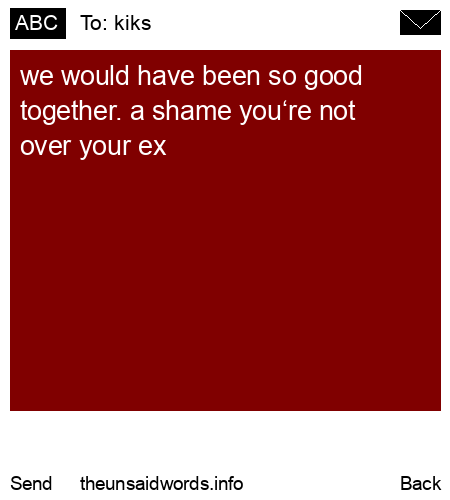 unsent message to kiks