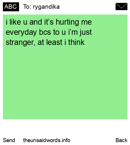 unsent message to rygandika