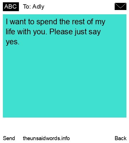 unsent message to Adly