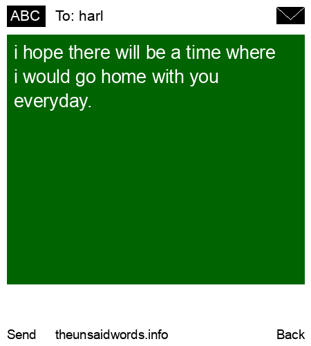 unsent message to harl