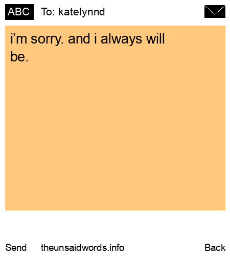 unsent message to katelynnd