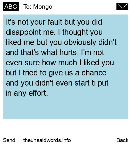 unsent message to Mongo