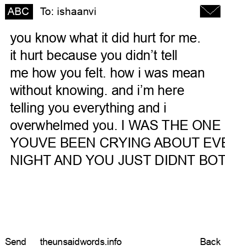 unsent message to ishaanvi