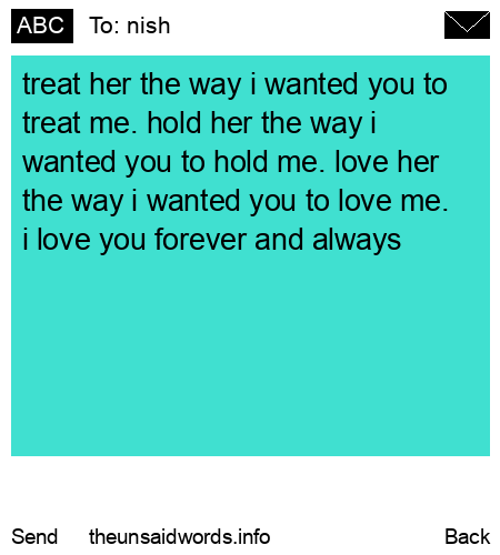 unsent message to nish