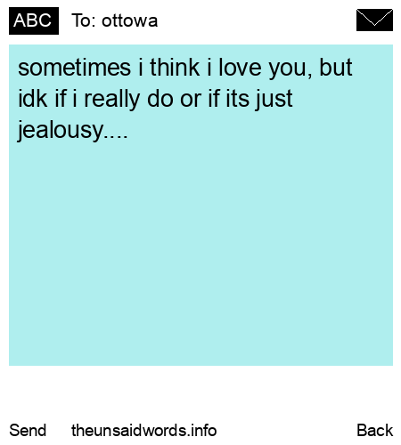 unsent message to ottowa