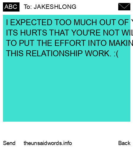 unsent message to JAKESHLONG