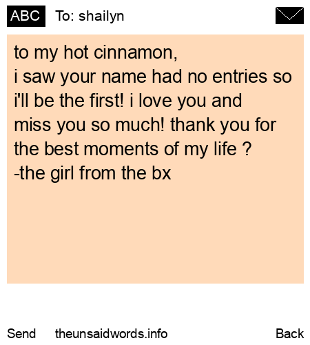 unsent message to shailyn