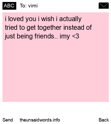 unsent message to vimi