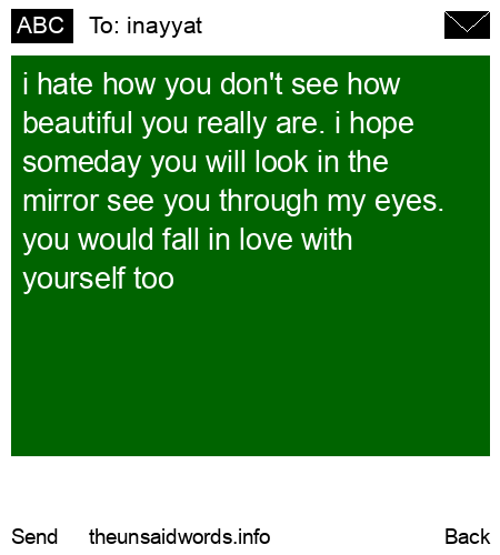 unsent message to inayyat