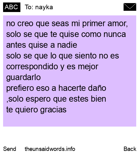 unsent message to nayka