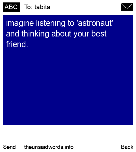 unsent message to tabita