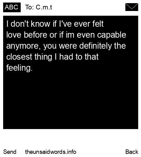 unsent message to C.m.t