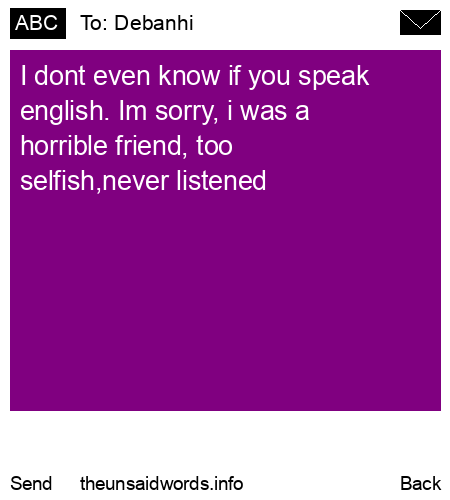 unsent message to Debanhi