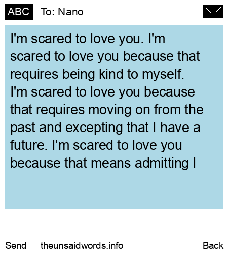 unsent message to Nano