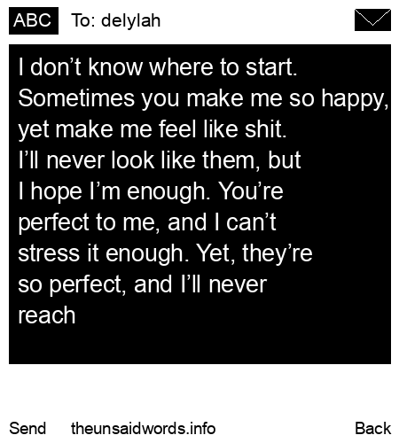 unsent message to delylah