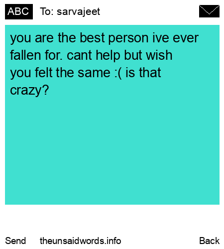 unsent message to sarvajeet 