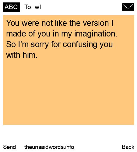 unsent message to wl