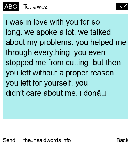 unsent message to awez