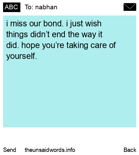 unsent message to nabhan
