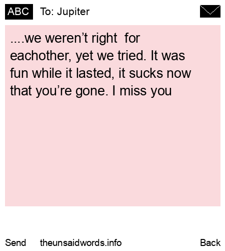 unsent message to Jupiter