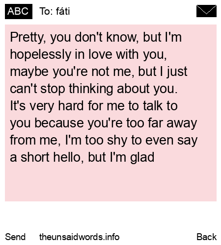 unsent message to fáti