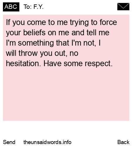 unsent message to F.Y.