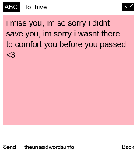 unsent message to hive