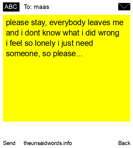 unsent message to maas