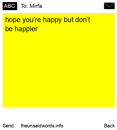 unsent message to Mirfa
