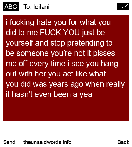 unsent message to leilani