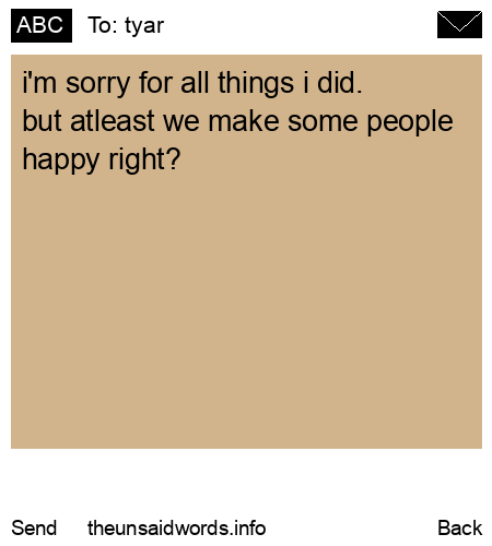 unsent message to tyar