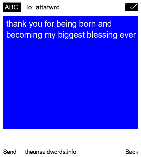 unsent message to attafwrd