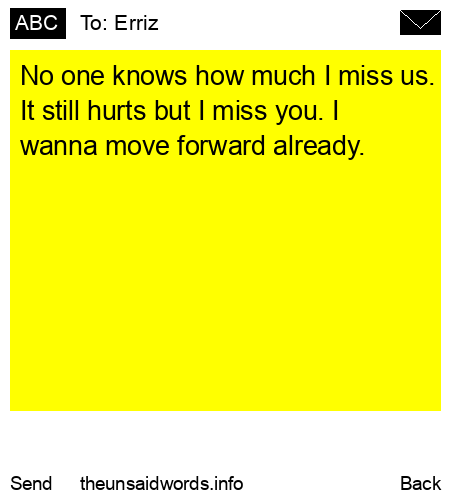 unsent message to Erriz