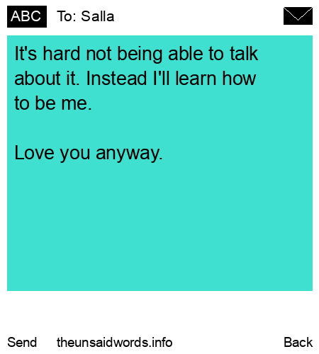 unsent message to Salla