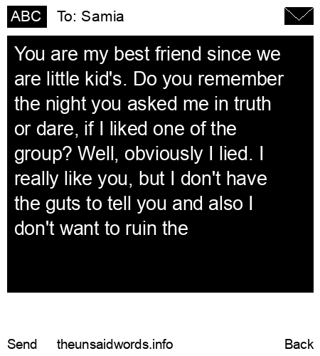 unsent message to Samia