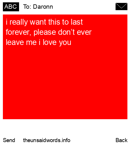 unsent message to Daronn